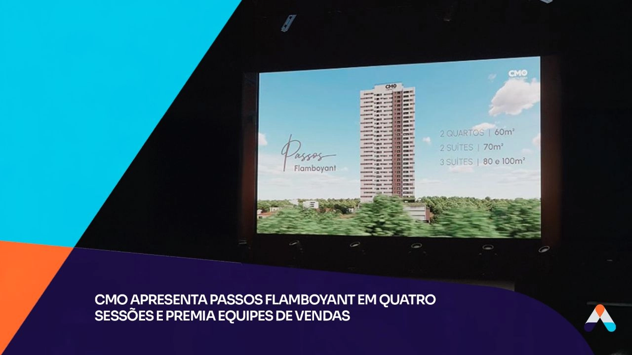 CMO realiza meeting de Passos Flamboyant e premia equipes de vendas